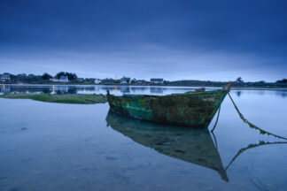 Le Pô — Carnac, bateau en fin de vie — photographie de paysage breton de Franck Besrest