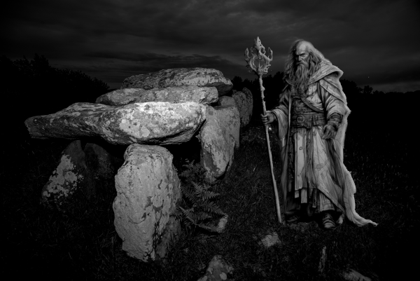 Druide au dolmen de Kermario