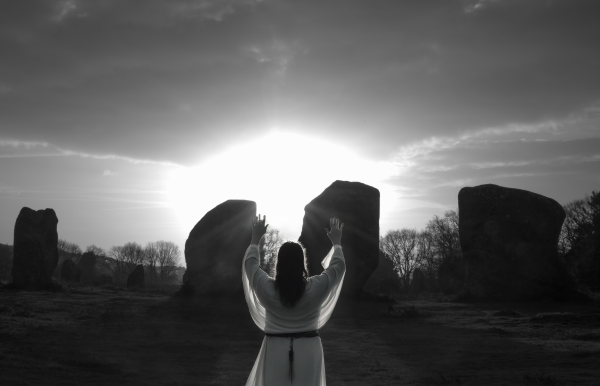 Druide dans les alignements