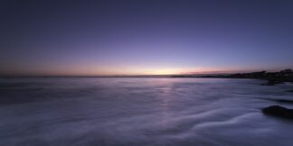 Mendu, plage au crépuscule — photographie de paysage breton de Franck Besrest