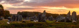 Panorama de Kermario — photographie des mégalithes de Carnac de Franck Besrest