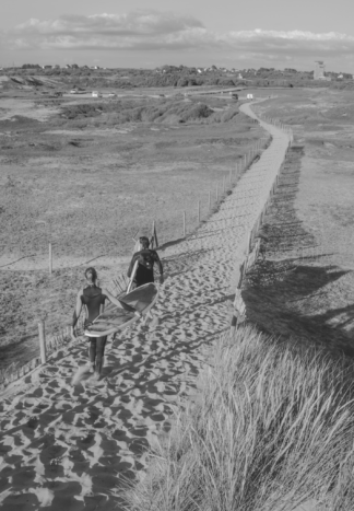 Plouharnel, plage à surfeurs — photographie de paysage breton de Franck Besrest