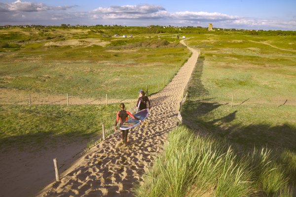 Surf à Plouharnel — Le retour