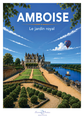 Affiche artistique Bretagne Illustration décorative