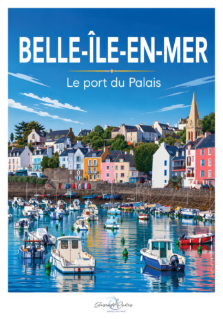 Affiche du port du Palais, Belle-Île-en-Mer, Morbihan