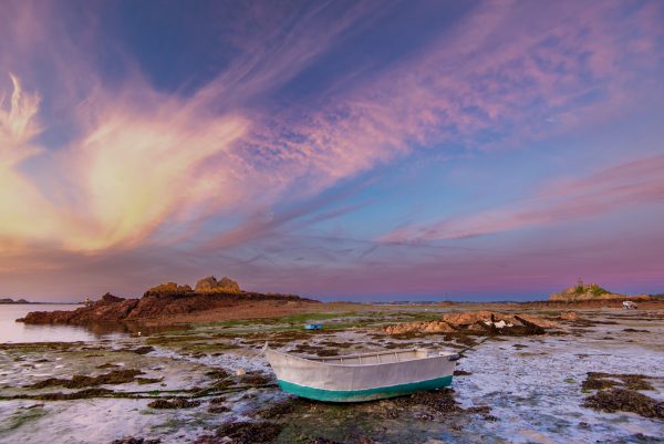 Coucher de soleil flamboyant — Île de Bréhat