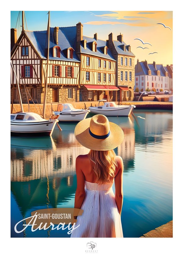 Affiche — Saint-Goustan — Le port d'Auray